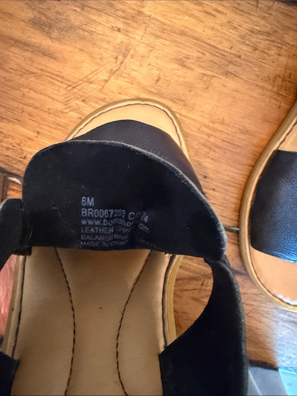 Born Ivey black leather , black leather upper, women’s size 8 M - Picture 8 of 10